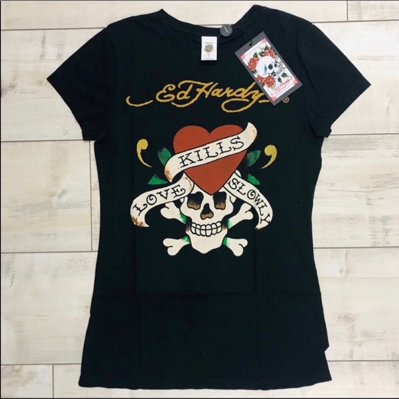 Ed Hardy T-shirts “Love Kills” - Picture 2 of 5